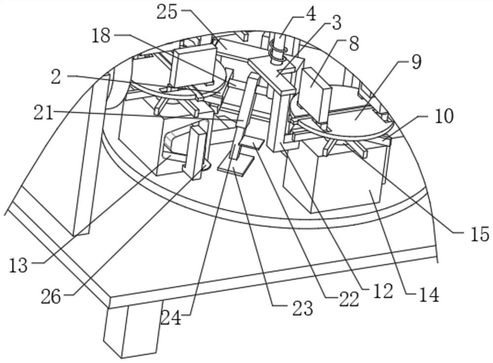 Drying device for mechanical equipment machining