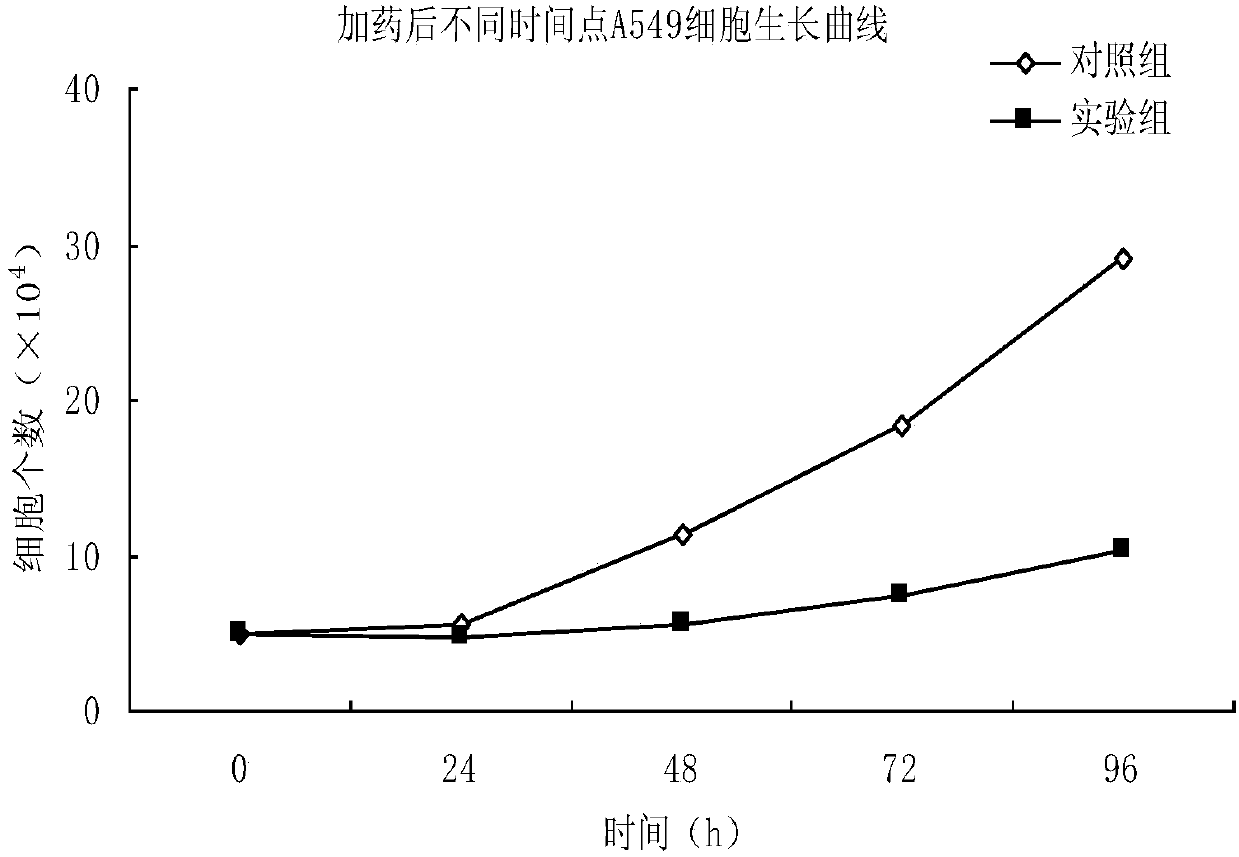 Traditional Chinese medicine composition used for treating lung cancer, and preparation method and applications thereof