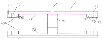 Machining device allowing machining head to be moved and controlled through air pressure