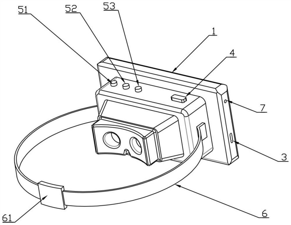 Ophthalmic disease simulation experience device