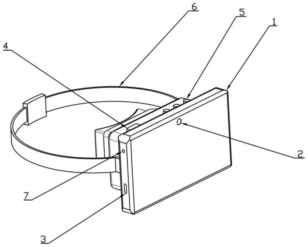 Ophthalmic disease simulation experience device