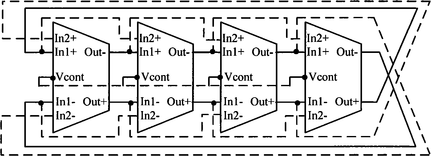 Delay unit circuit with rail-to-rail voltage linear regulating range and bandwidth-expanding capability