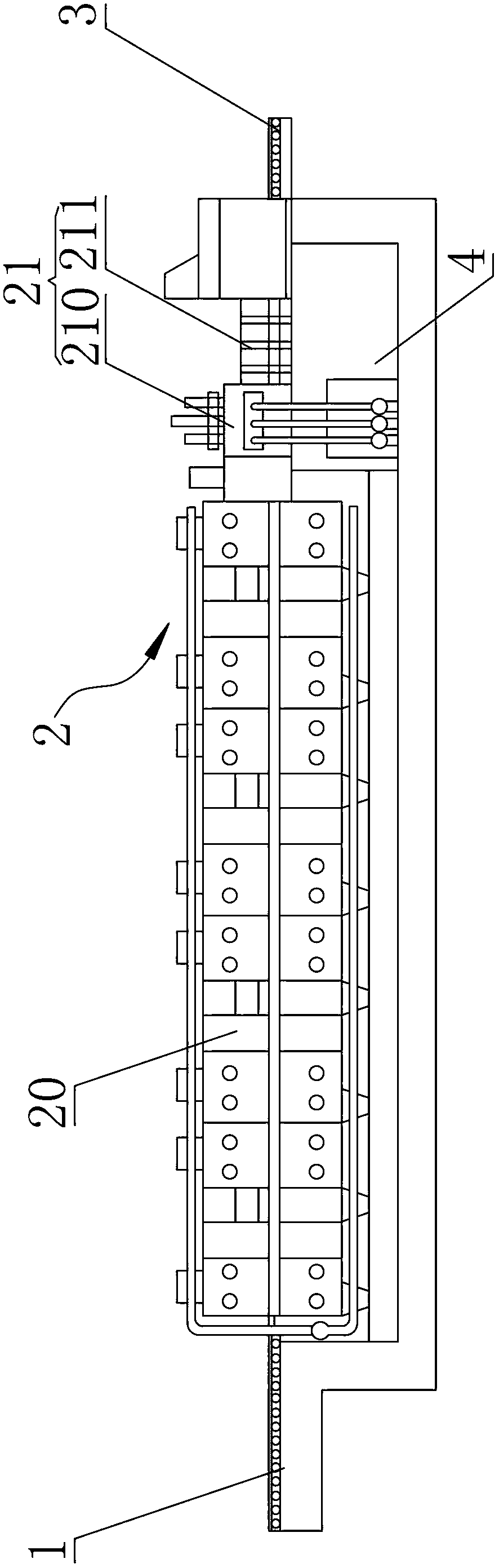 Horizontal roller hearth furnace for heat treatment of aluminum plates