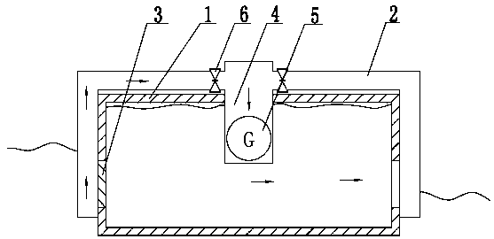 Tidal power generation device