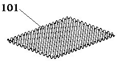 Wet-heat exchanging device of solution humidity-control air-conditioning unit for capsule production