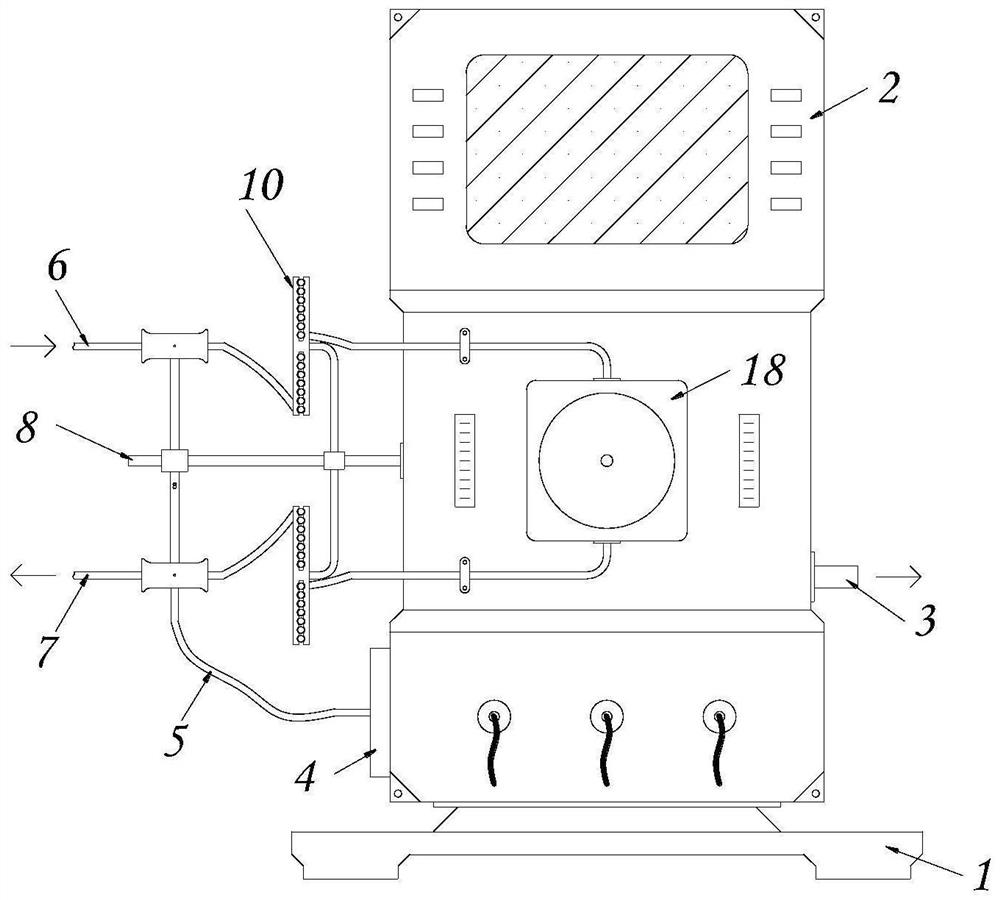 Dialysis device capable of carding drainage pipelines for nephrology department nursing