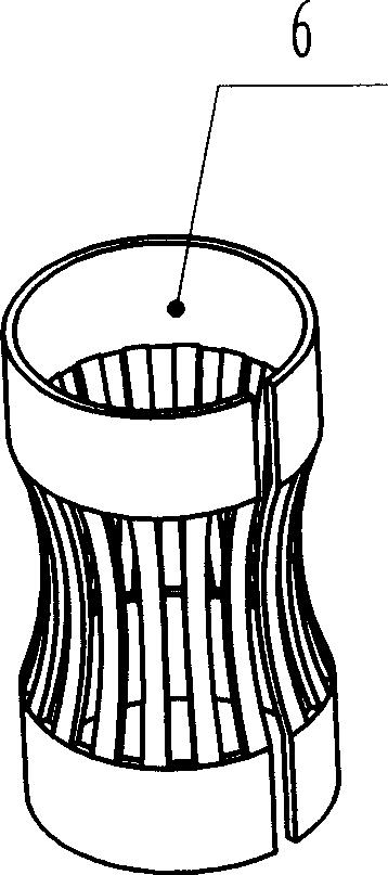 Singl-leaf revolving double-curve crown-strip ring and its process thereof