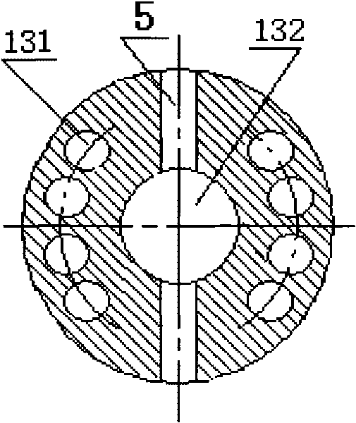 Method for continuously washing coal ash under coal bed methane well in bride type without causing pollution