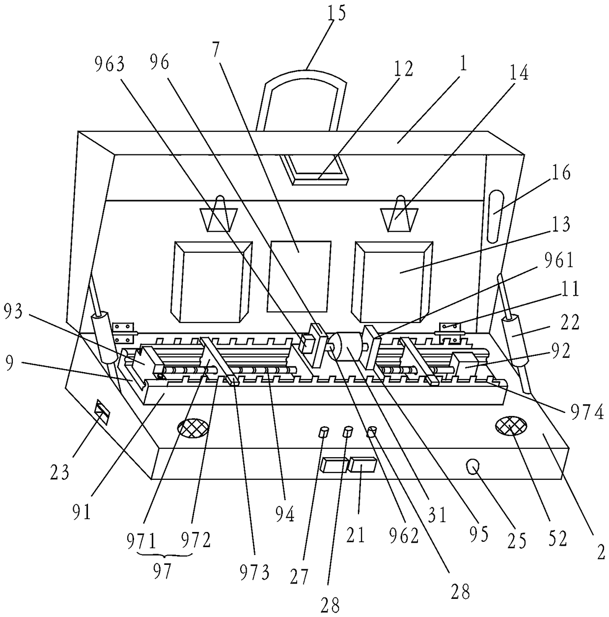 A file scanning device with voice broadcast function