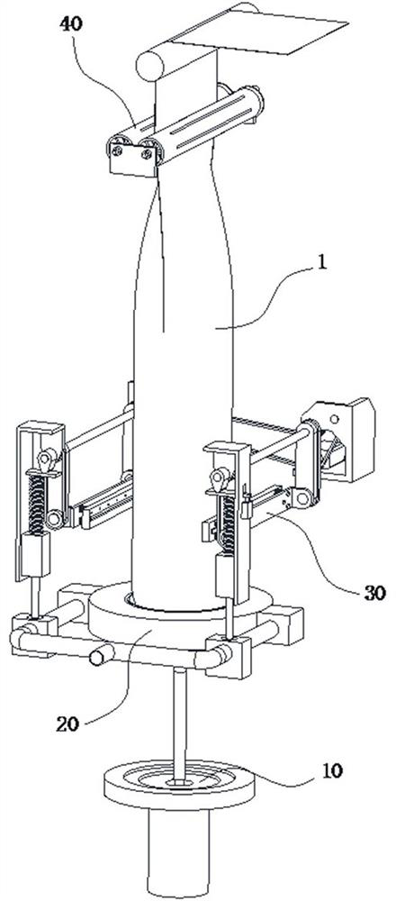 Broken hole blocking method for degradable plastic bag blow molding device