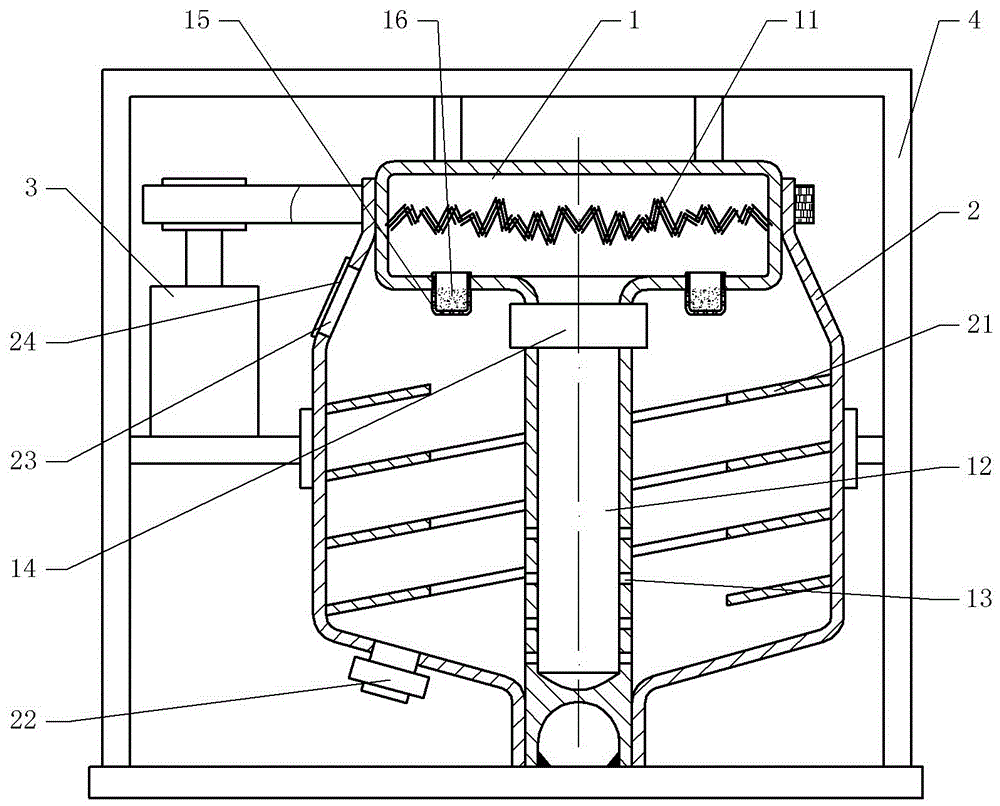 Energy-saving plastic particle dryer