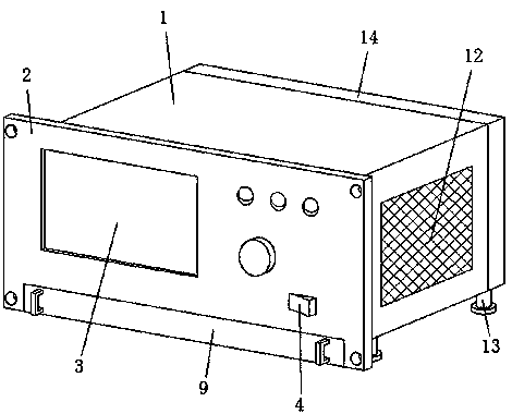 Industrial personal computer with good dustproof effect