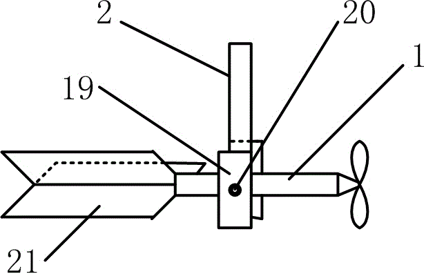 Floating type river and canal water flow velocity measuring instrument