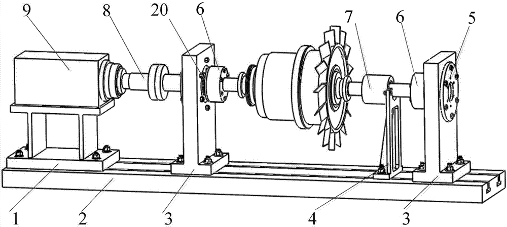 Blisk dynamic similarity test bed