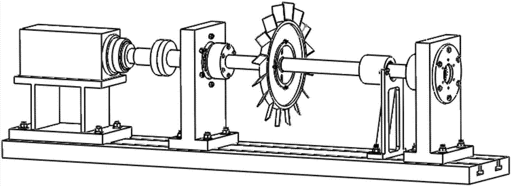 Blisk dynamic similarity test bed