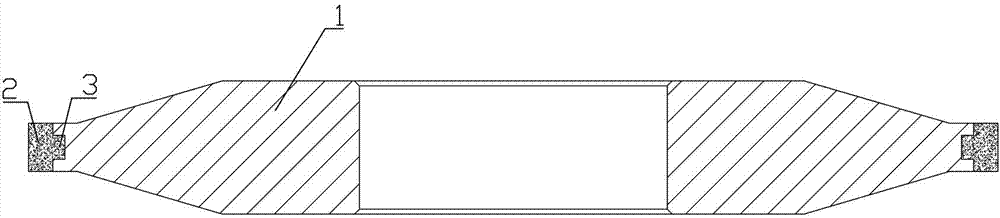 Resin binder superhard material grinding wheel for roller high-speed grinding and manufacture method thereof