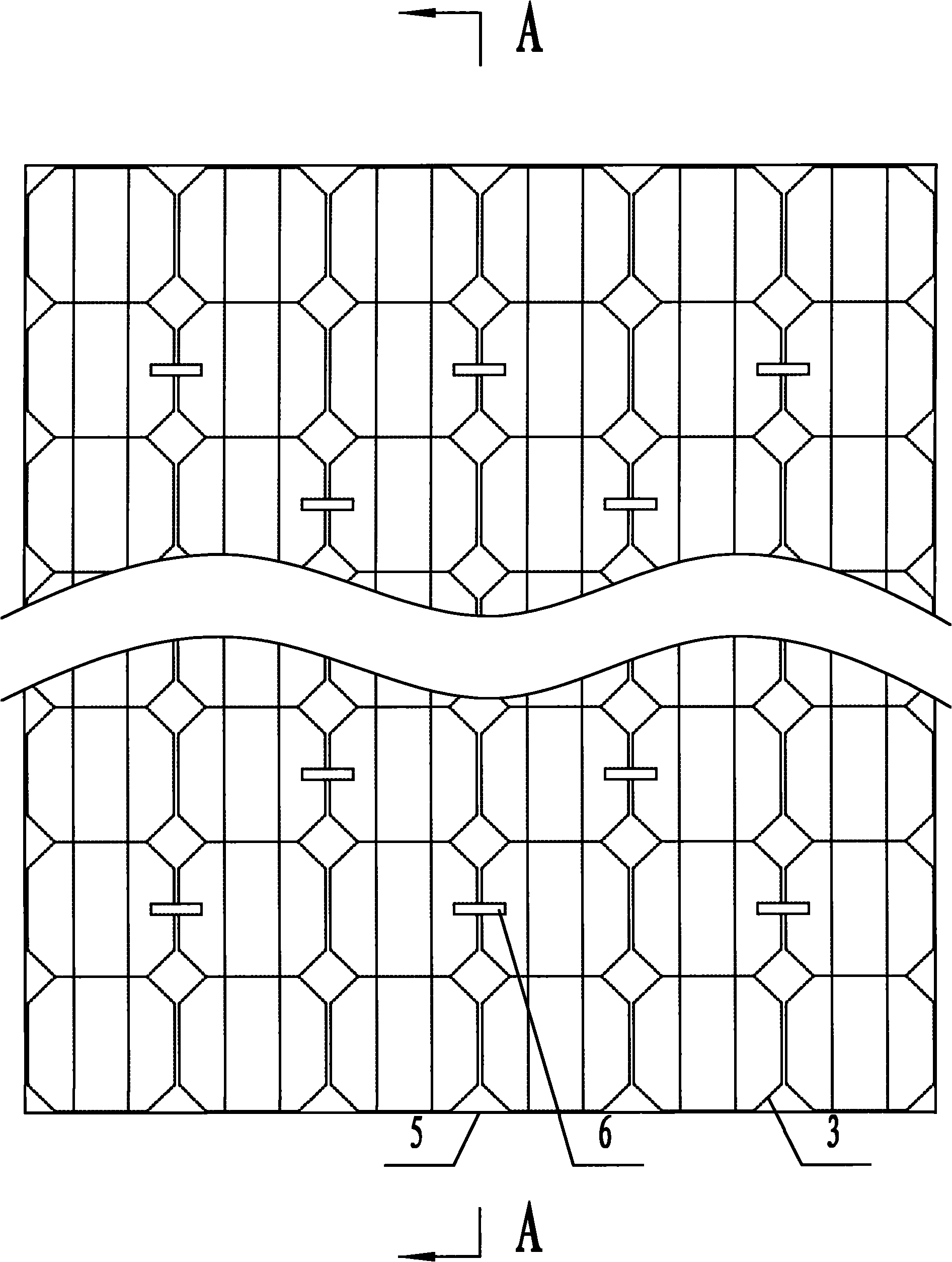 Structure of solar battery module