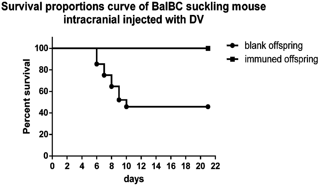 Method for evaluating immune effect of dengue vaccine