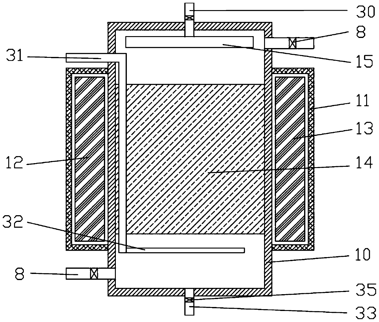 A papermaking wastewater treatment system