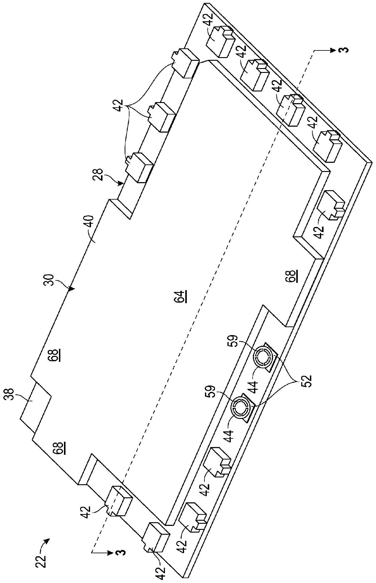 Microelectronic modules including thermal extension levels and methods for the fabrication thereof