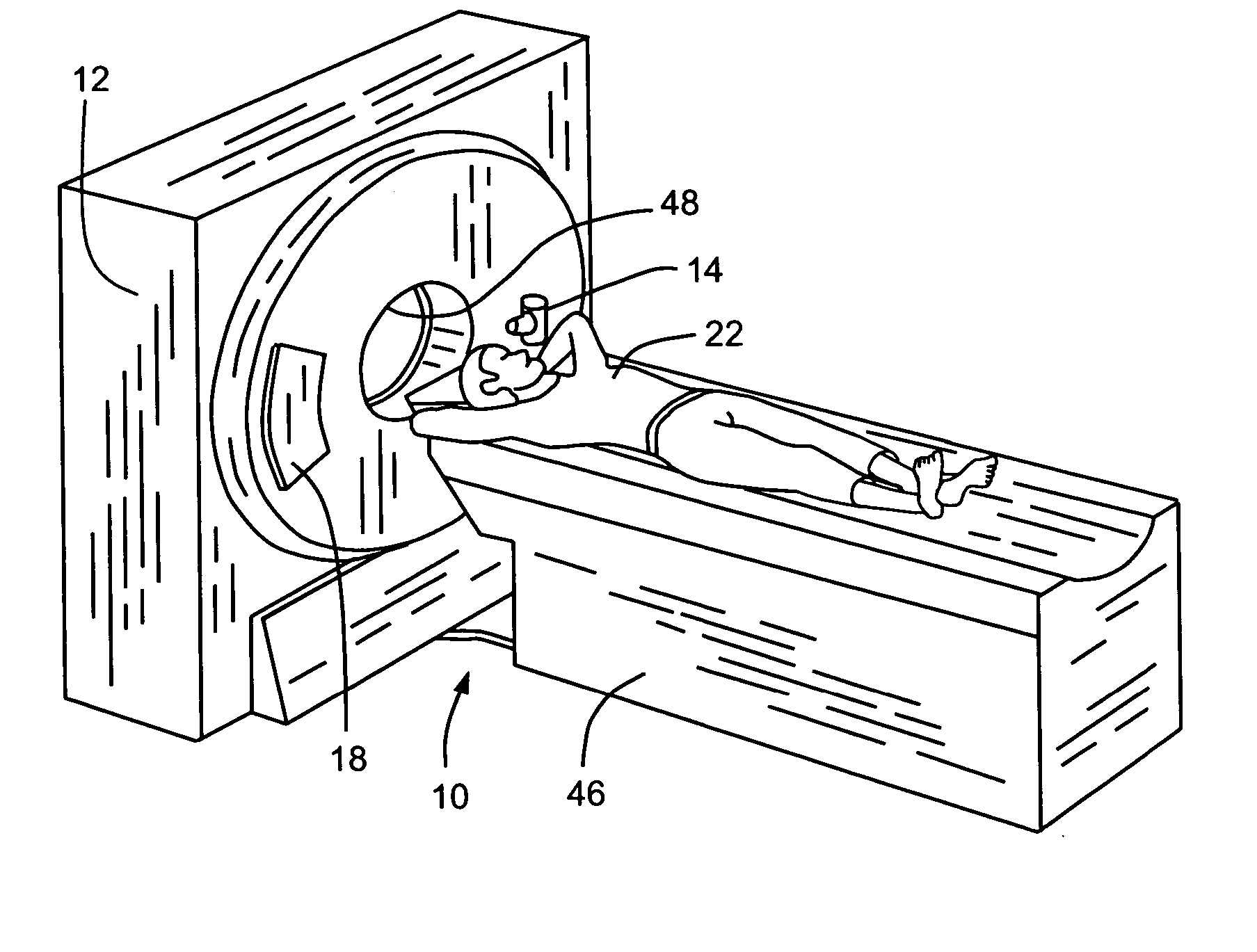 Method and apparatus for correcting for beam hardening in CT images