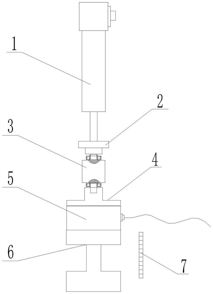 Press with flexible supporting platform