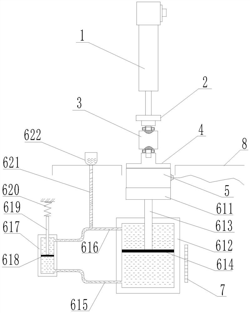 Press with flexible supporting platform