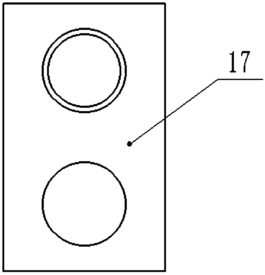 Lawn mowing device driven by screw to ascend and descend and special for afforestation