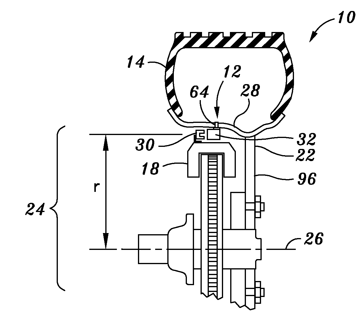 Tire pressure maintenance device