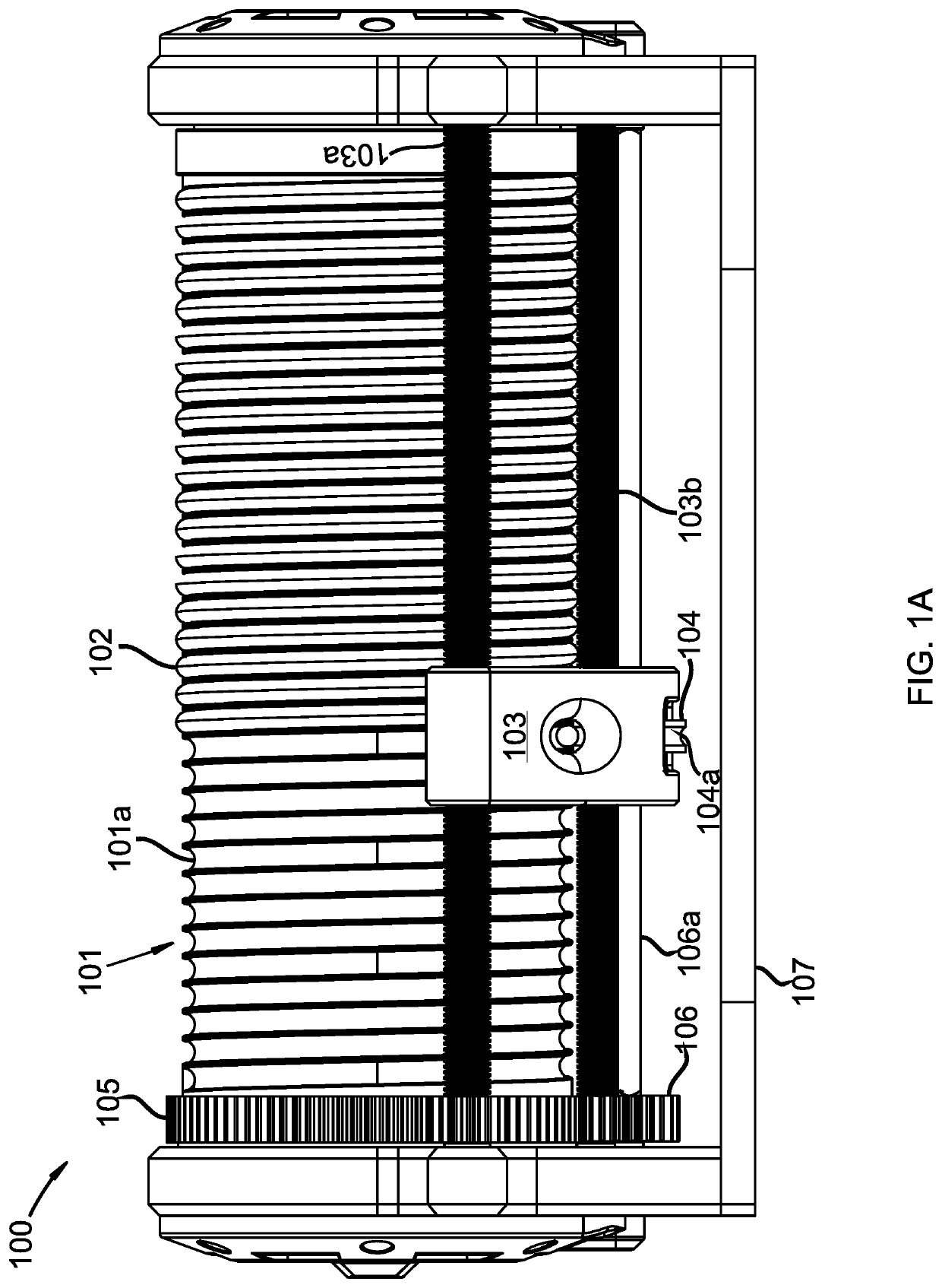 Winch with one-way reverse tensioner