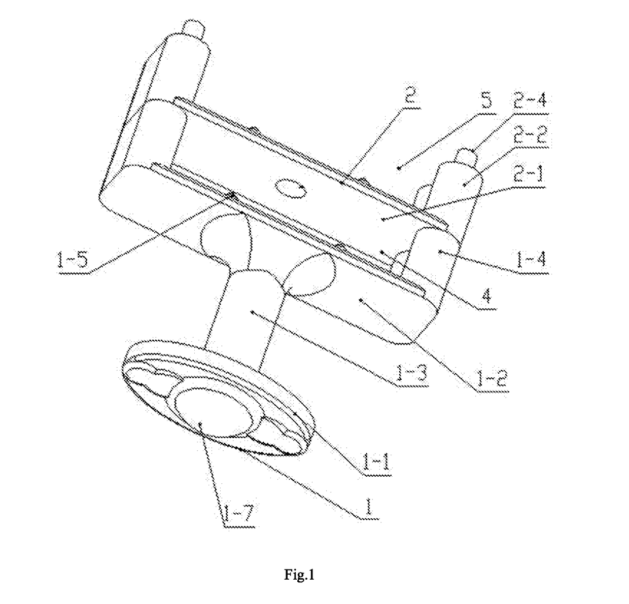 Bilateral femoral artery hemostasis device by compression