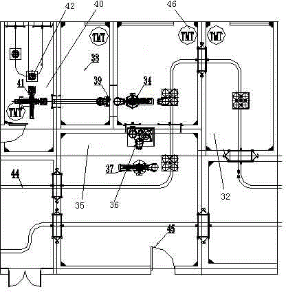 DDNP initiating explosive continuous production line and production process thereof