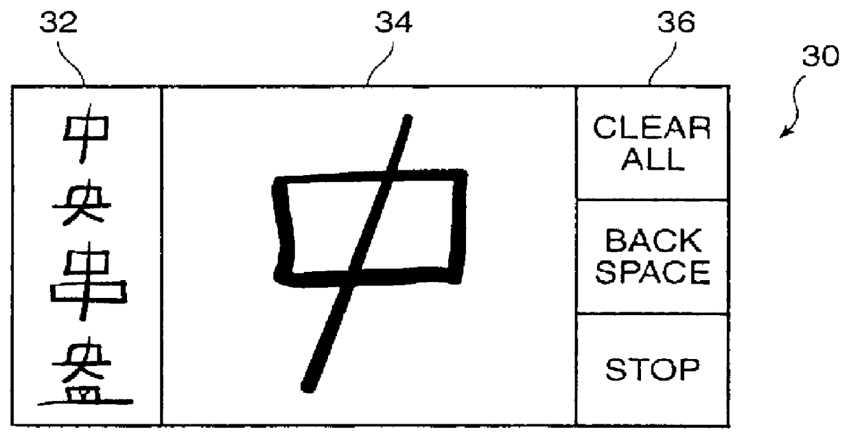 Incremental ideographic character input method