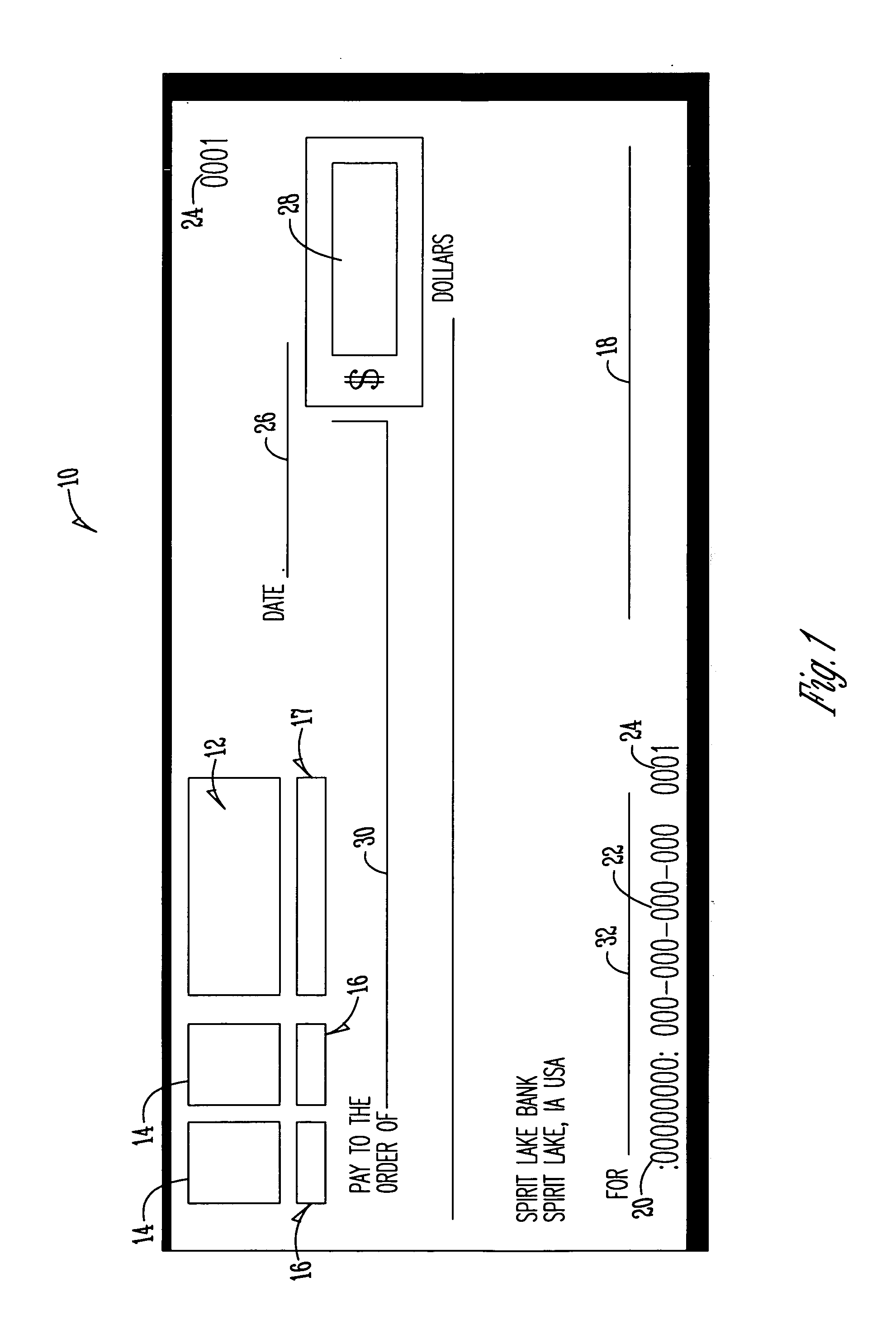 Negotiable instrument with fraud protection