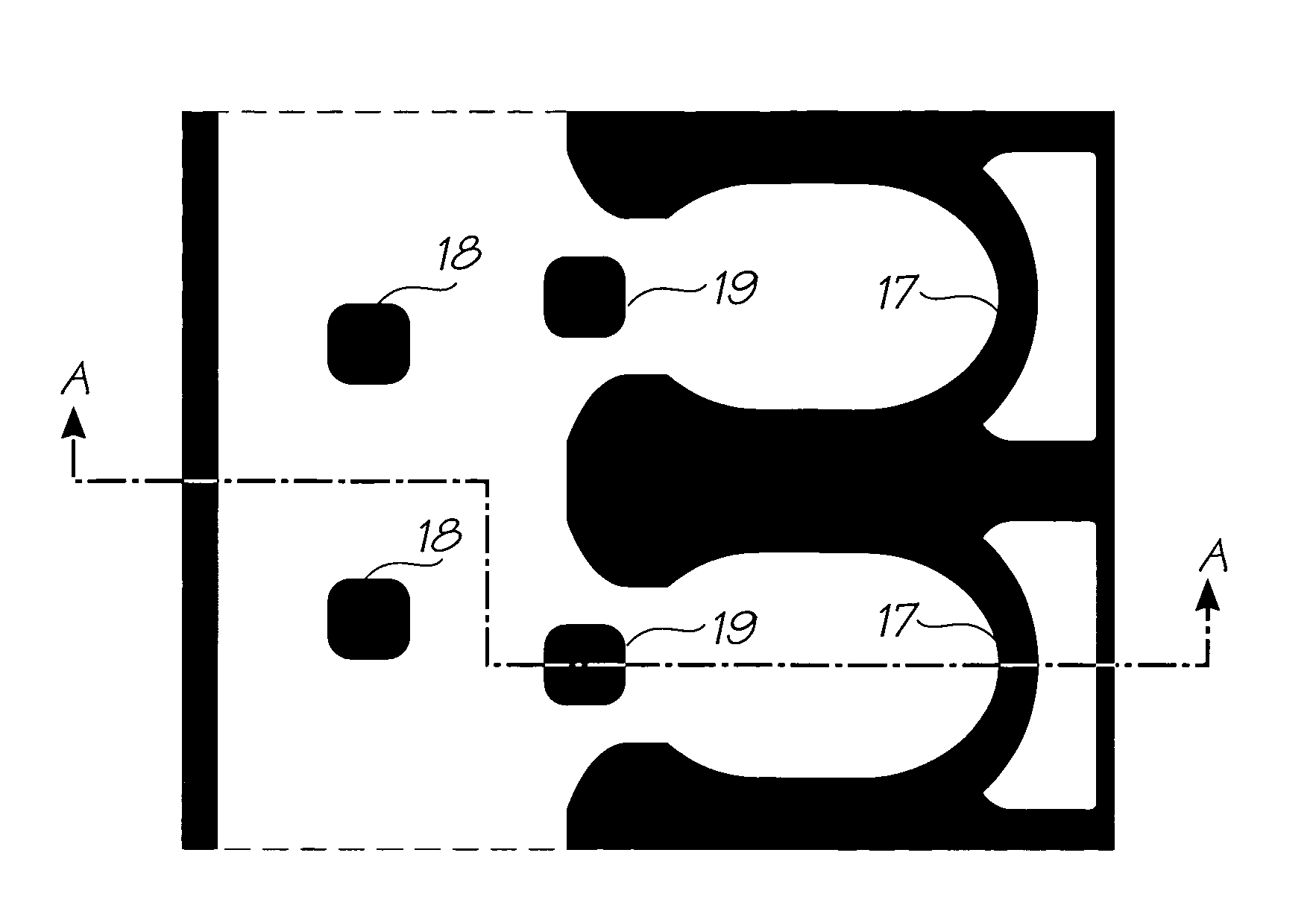 Method of fabricating inkjet nozzle chambers having filter structures