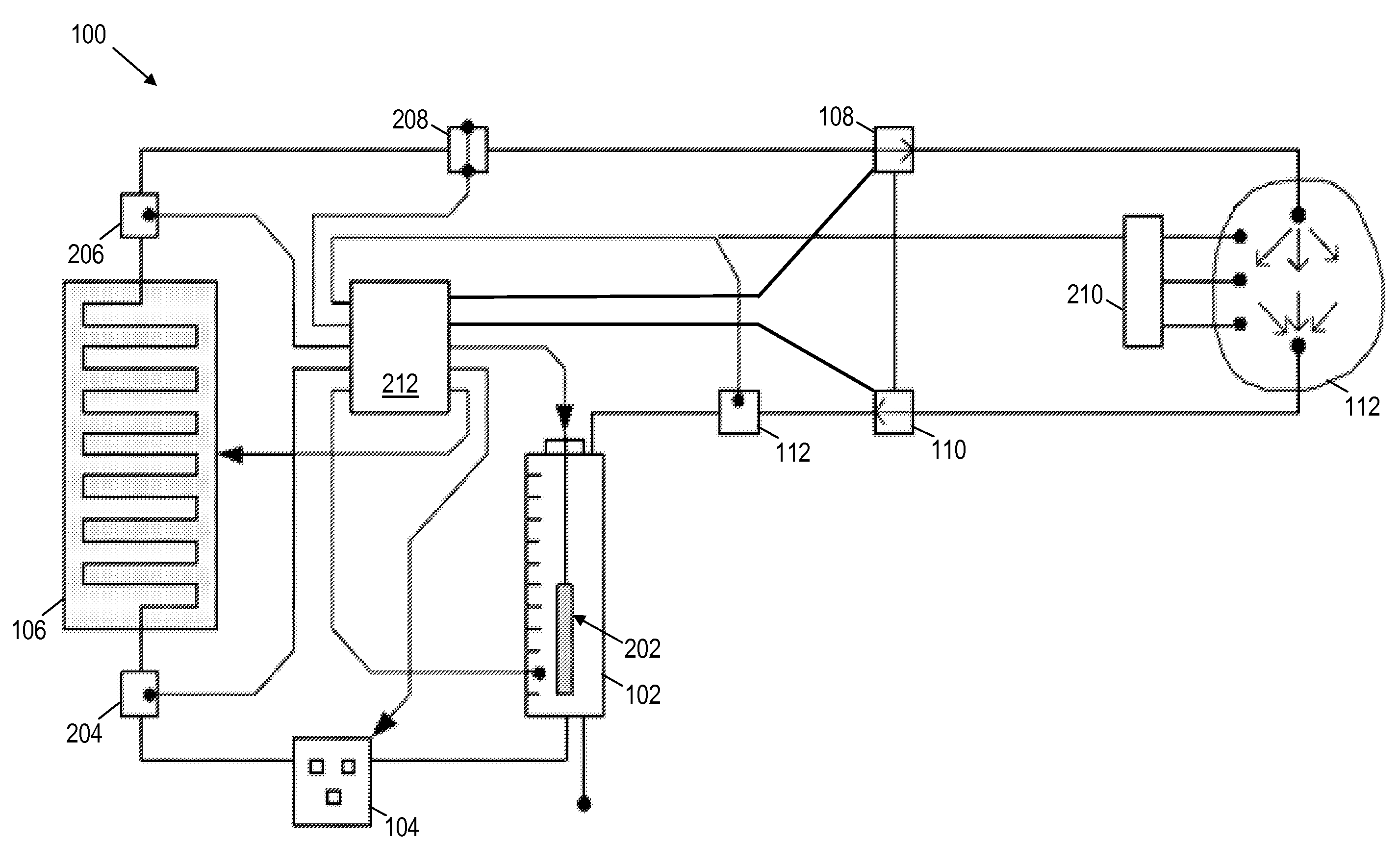 System and method for regulating the temperature of a fluid injected into a patient