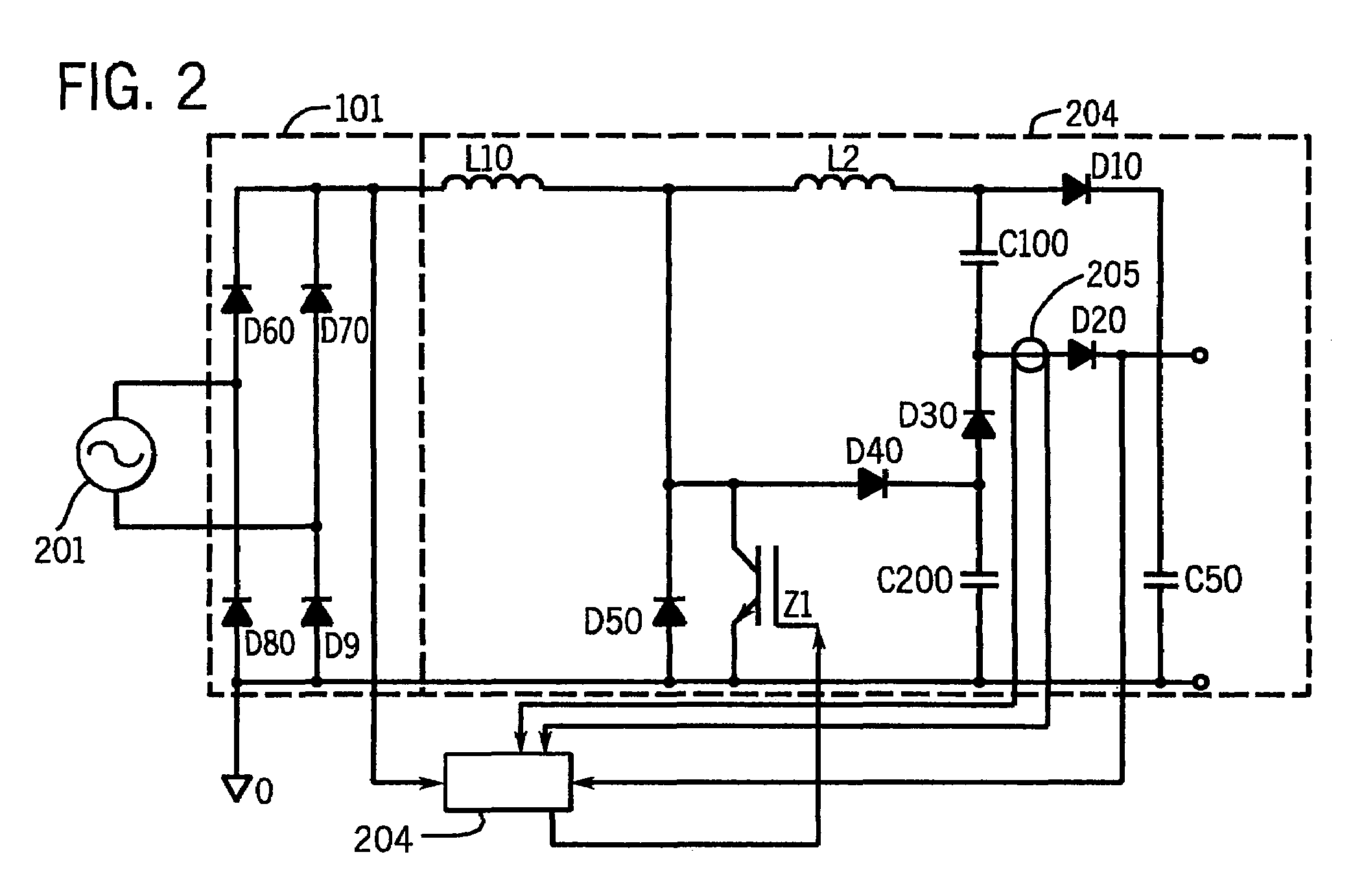 Method and apparatus for receiving a universal input voltage in a welding, plasma or heating power source