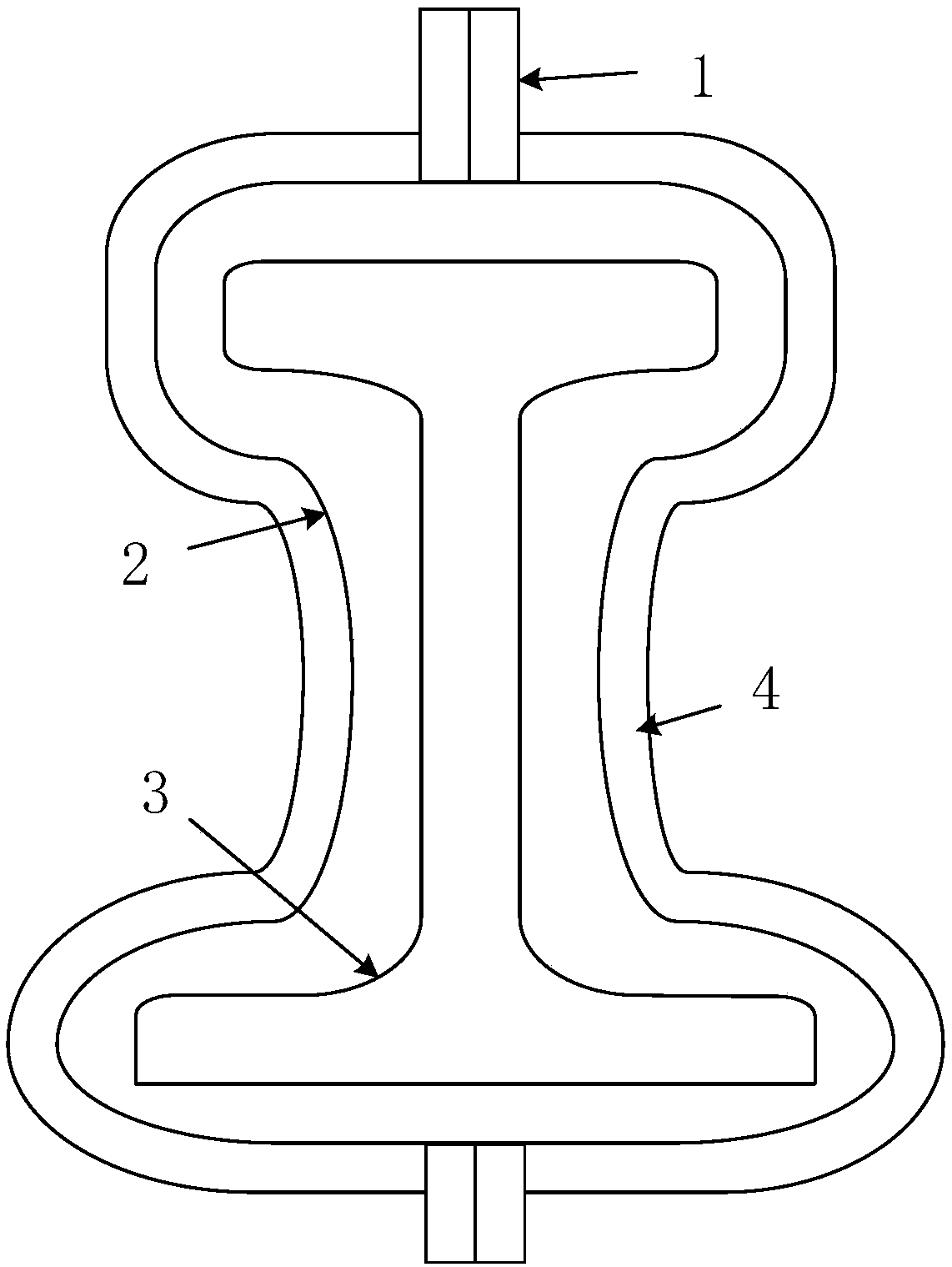 Induction normalizing method for steel rail