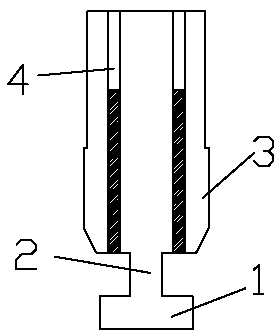 A filling type friction stir welding device with adjustable extrusion speed