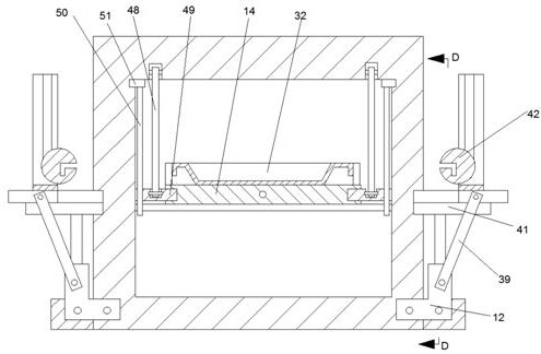 Oven device for preventing scalding during taking and placing in heat exchange mode