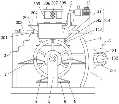 Breeding and interplanting cultivation device for wheat lodging resistance