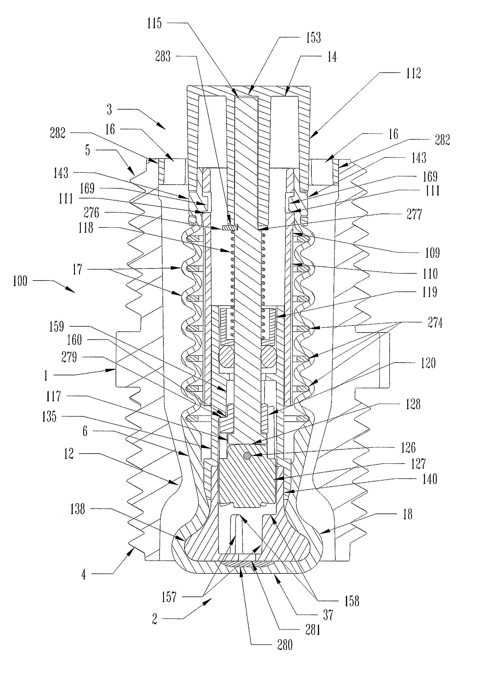 Alternative state flow valve