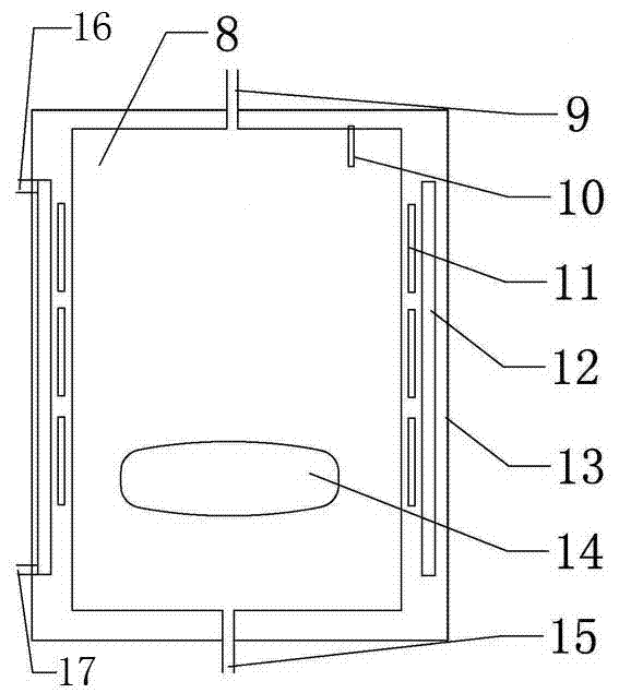 Vacuum freeze drying device