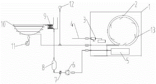 A waste heat recovery cycle device