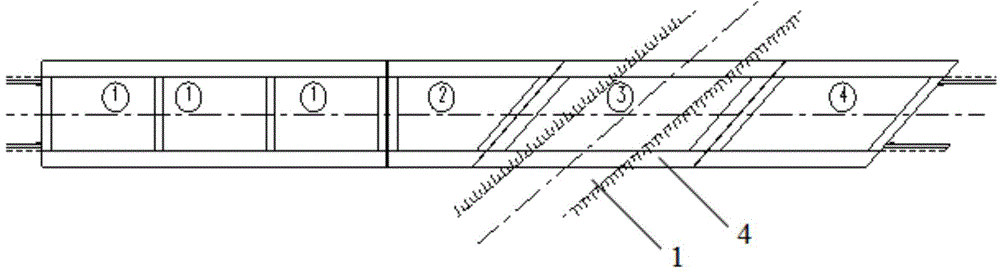 Quick pushing and transverse moving method for integral frame bridge