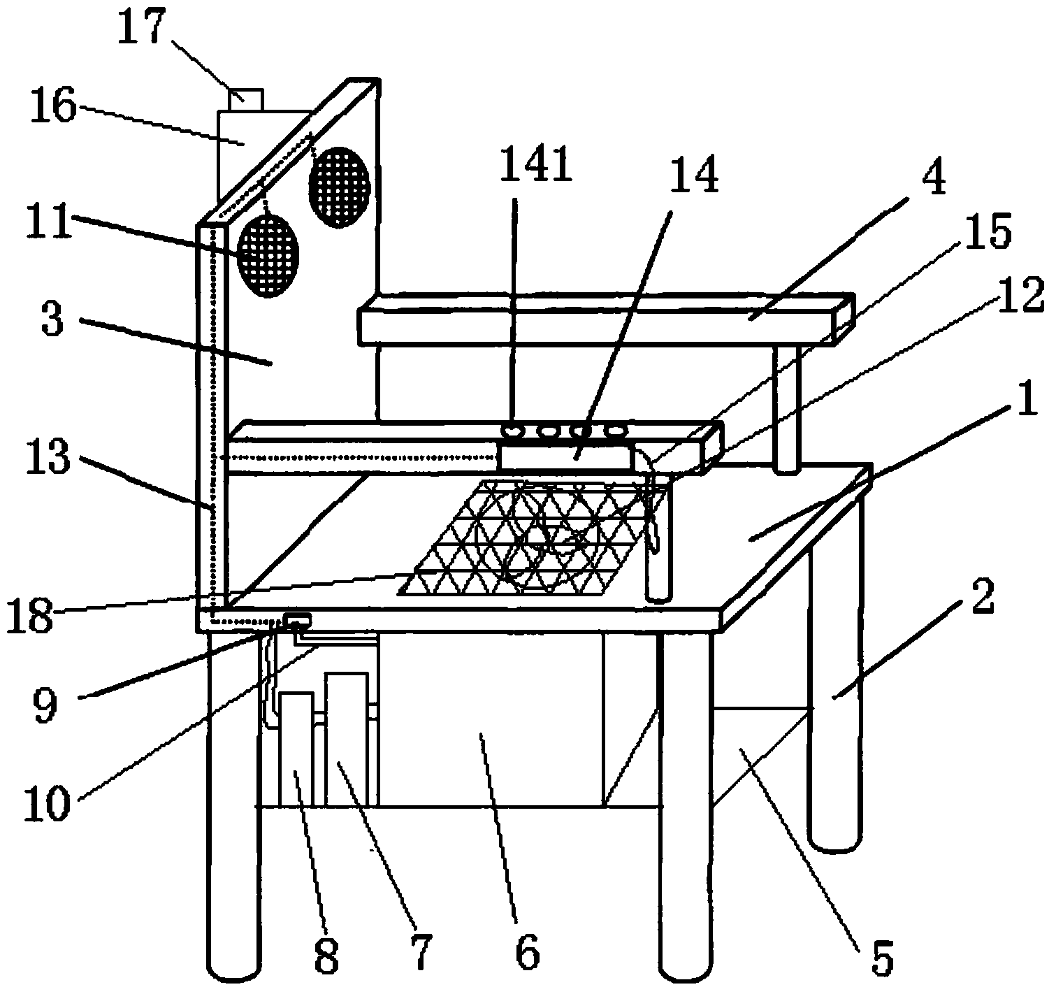 Novel chair with fans