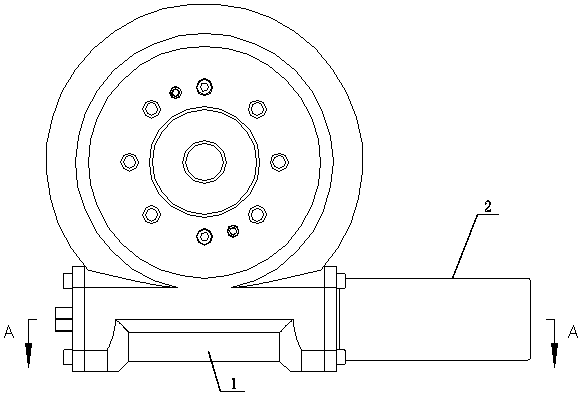 A maintenance-free dry-running slewing ring structure for sun tracking