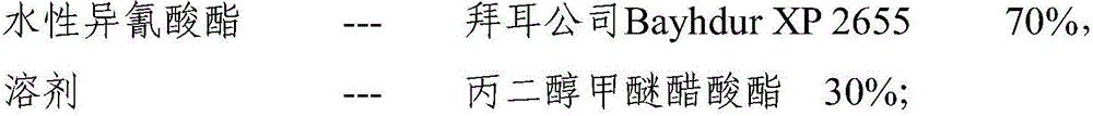 Waterborne two-component woodware coating and preparation method thereof