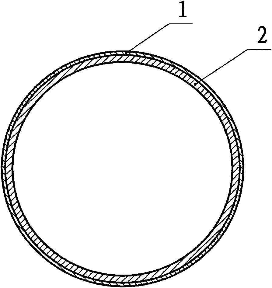 Bimetal wear resistant composite tube