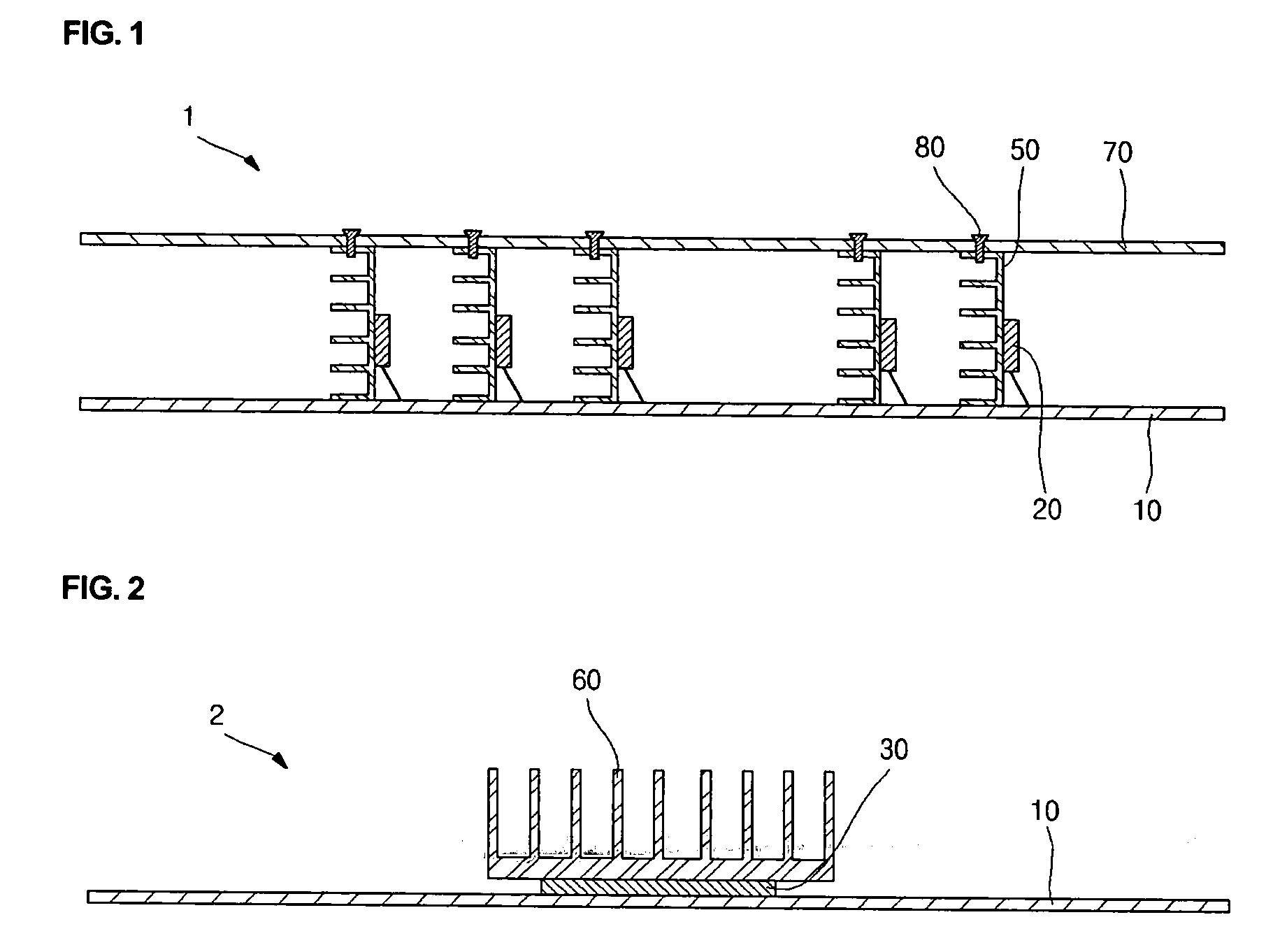 Circuit assembly and flat display having the same